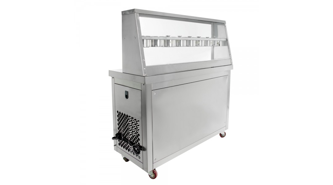 Фризер для ролл мороженого KCB-2Y Foodatlas (контейнеры, стол для топпингов,  контроль температуры)